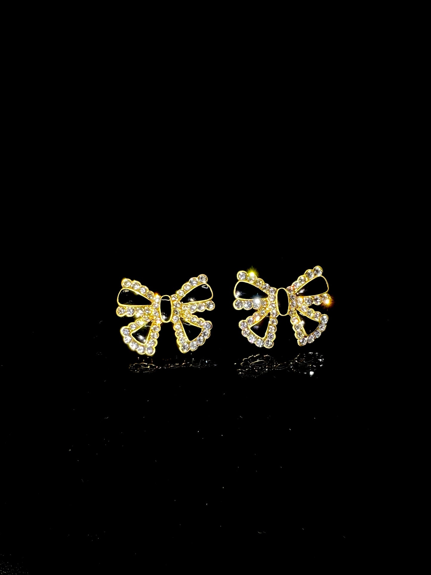 Elegant Black Butterfly 18K Plated Gold Earrings 925 silver needle: A Symbol of Grace and Mystery